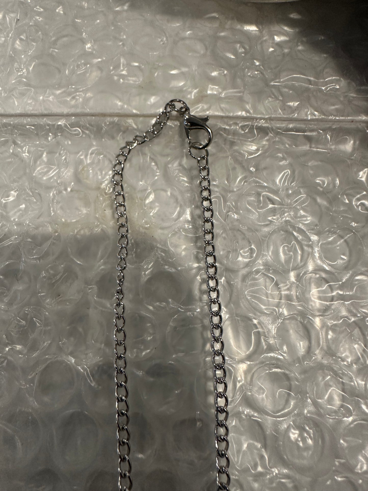 24 inch silver color upgrade chain